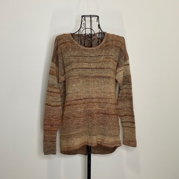 Jillian & Nicole Autumn Rust Sweater with Back Zipper - Picture 1 of 11